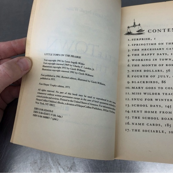 Little Town on the Prairie by: Laura Ingalls Wilder, paperback book - Picture 2 of 7